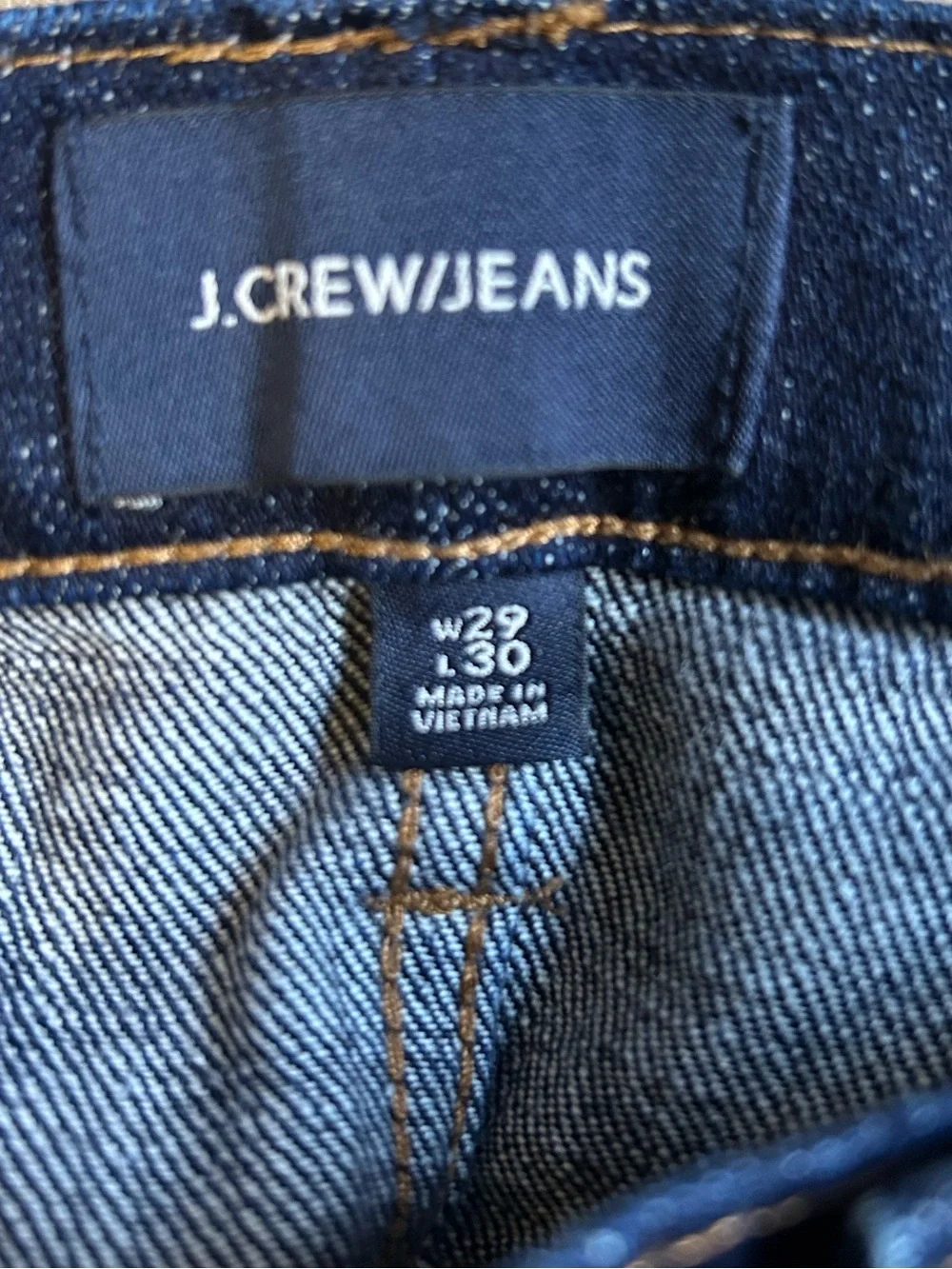 J Crew selvedge slim jeans (29x30)
